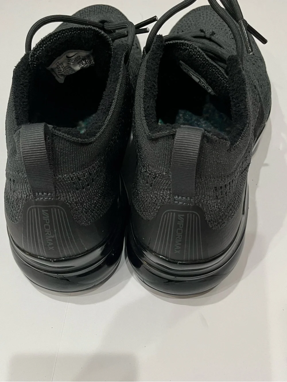Nike Air VaporMax Flyknit Black Anthracite Running‎ Shoes Sneakers Sz. 11